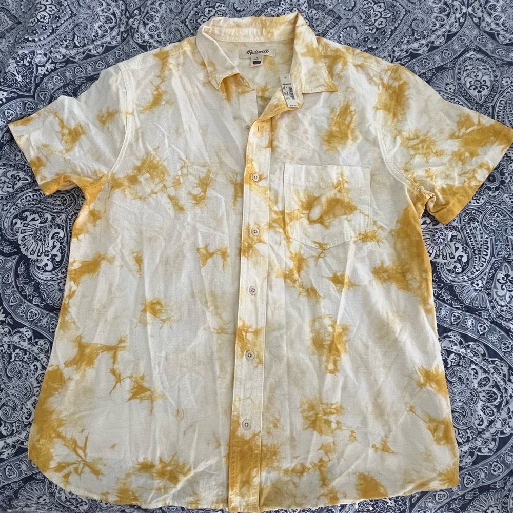 NWT Madewell mens button down size Medium